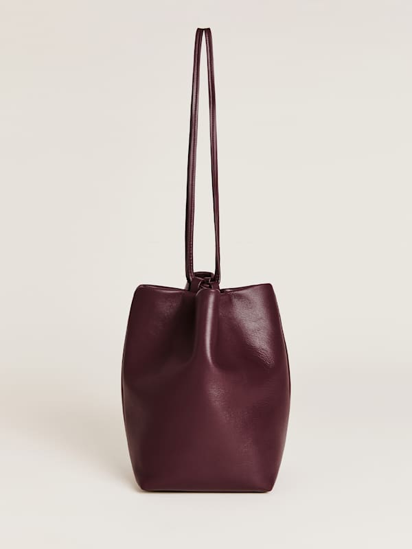 Dimitra Pouch Bag - Ruby Leather